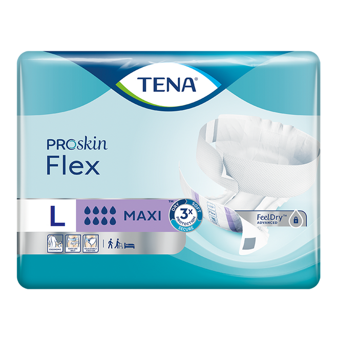 Tena Fraldas ProSkin Flex Maxi Tamanho L x22