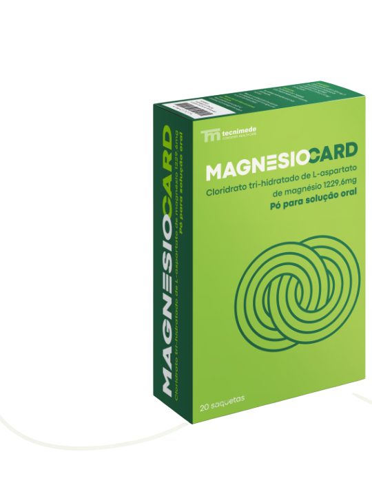 Magnesiocard 1229,6 Mg Pó (X20 Saquetas)