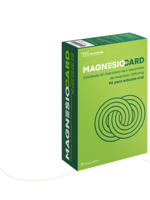 Magnesiocard 1229,6 Mg Pó (X20 Saquetas)