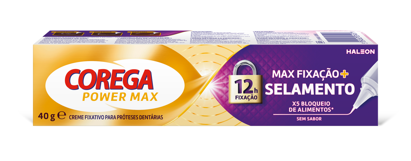 Corega Selamento Máximo Creme Fixador para Próteses – 40g