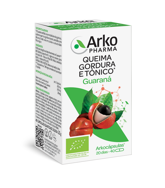 Arkocápsulas Guaraná BIO 40 cápsulas