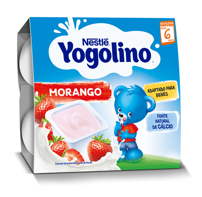 Nestlé Yogolino Morango +6M 4x100g