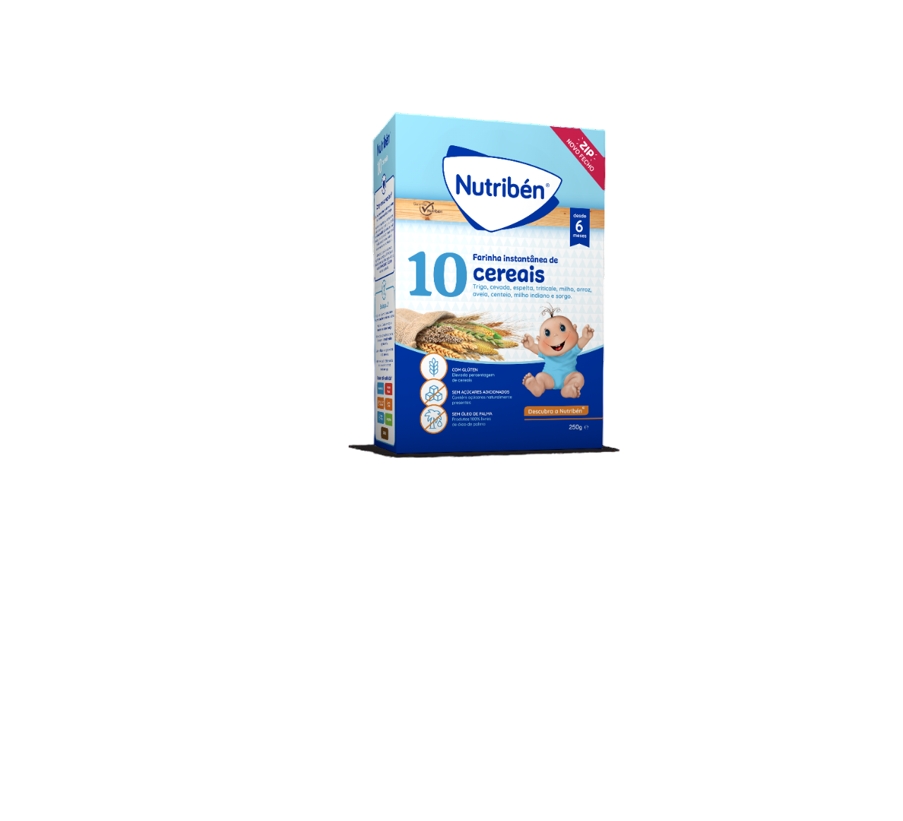 Nutribén Farinha 10 Cereais 6M+ 250g