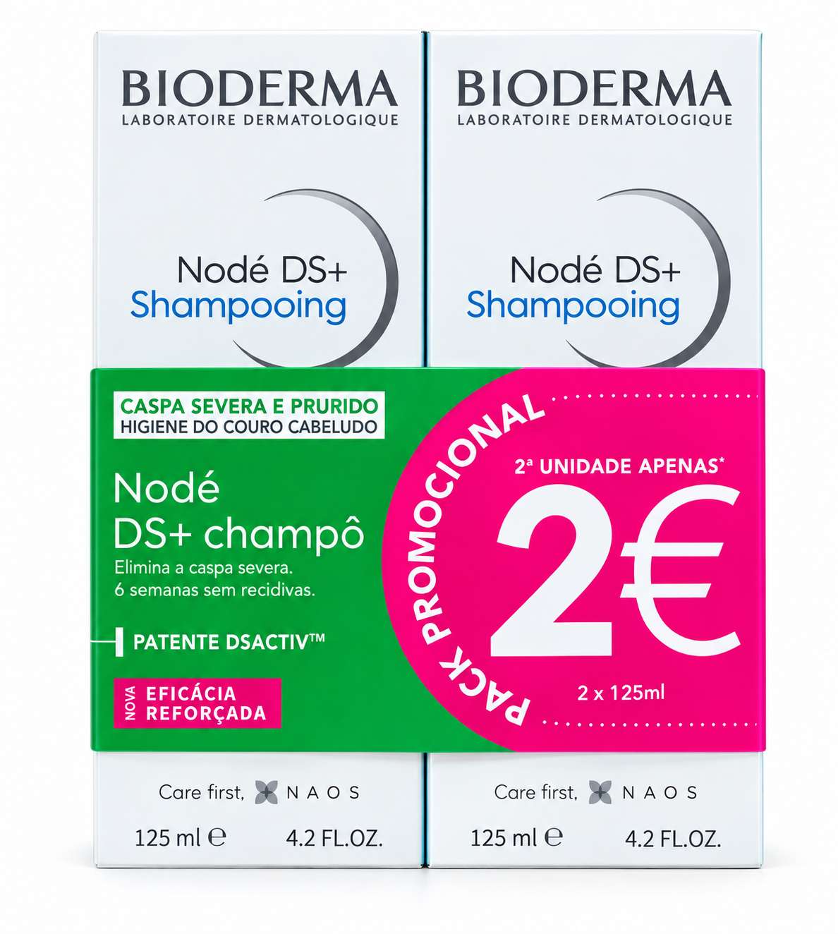 Bioderma Nodé DS+ Champô Creme 125ml x 2 Unidades