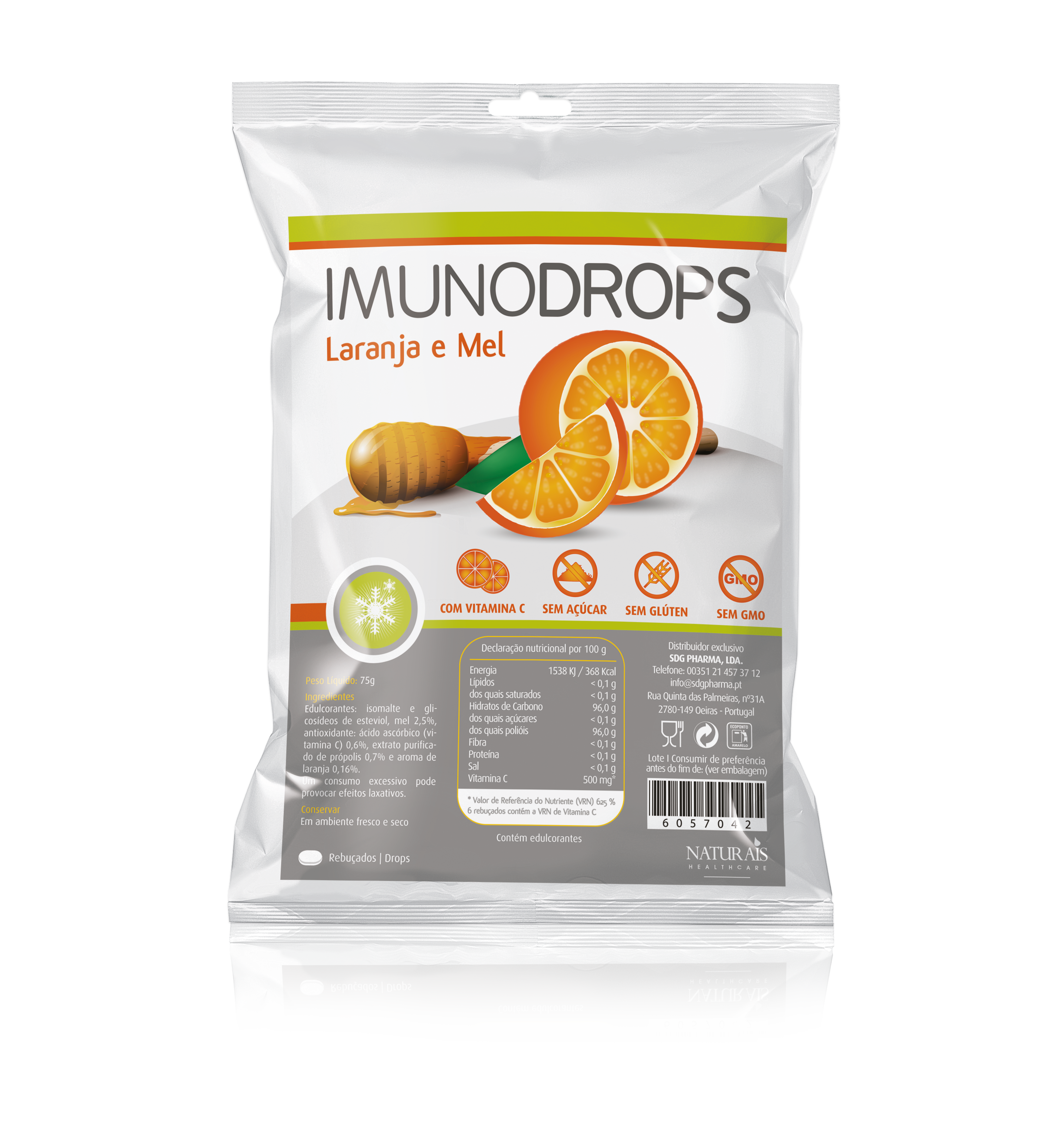 Imunodrops Laranja e Mel 75g