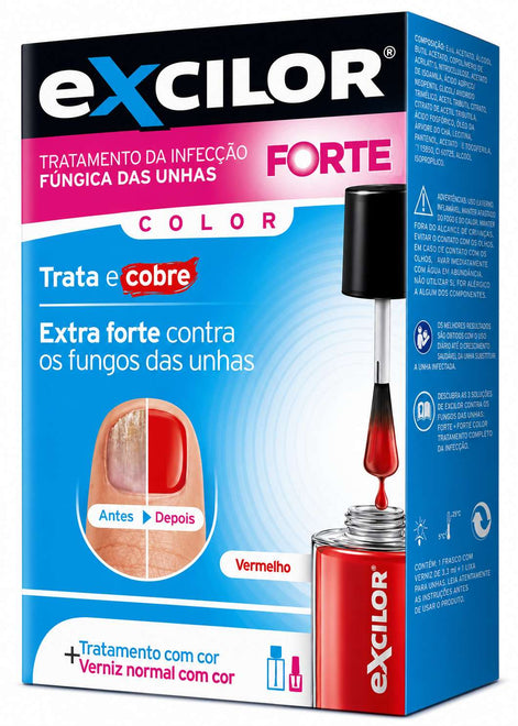 Excilor Forte Color Verniz Fungo Vermelho - 30ml