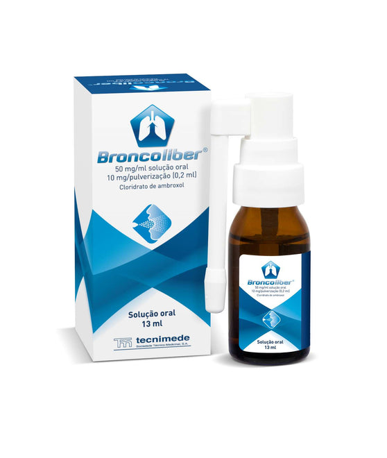 Broncoliber, 50 mg/ ml solução pulverização oral - 13ml