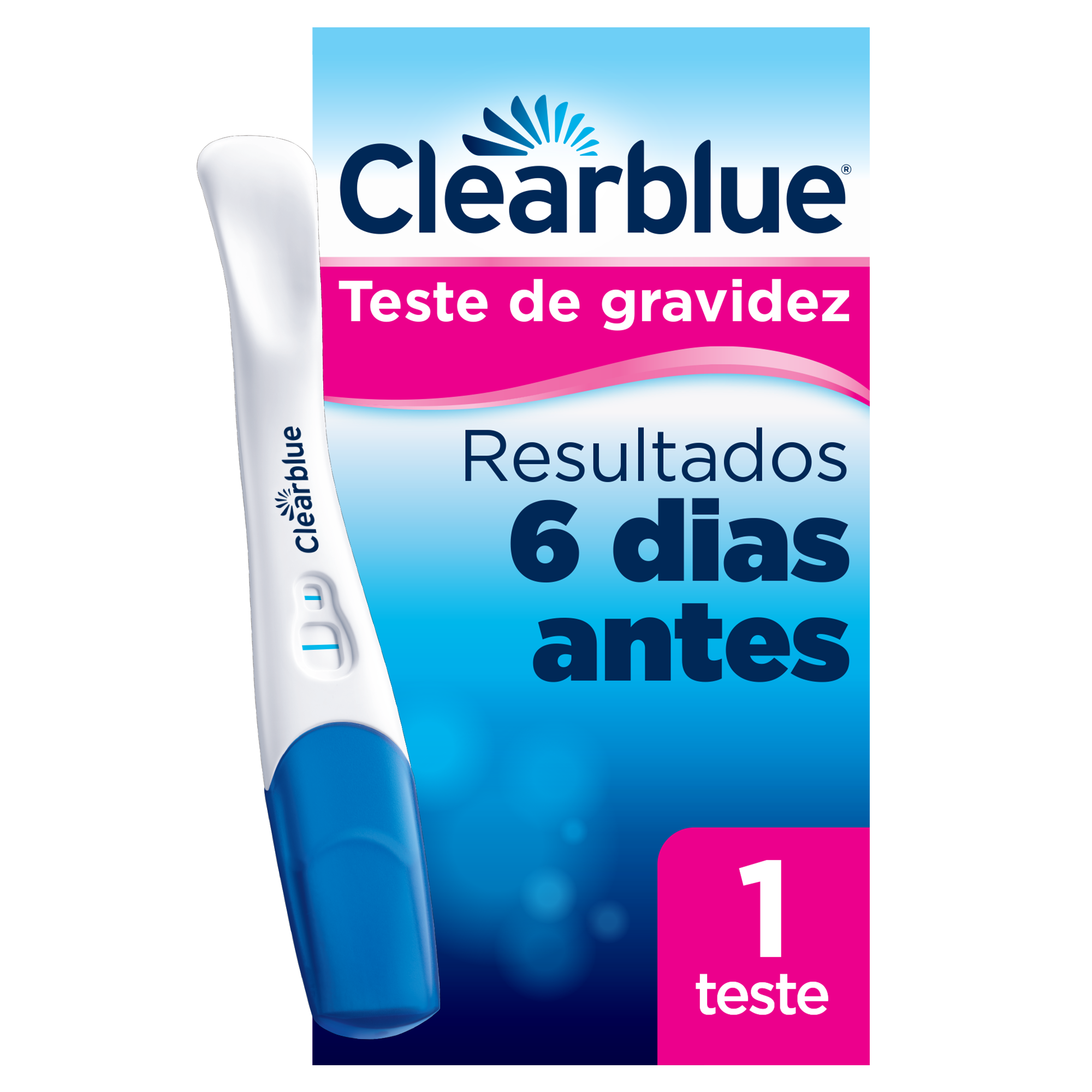 Clearblue Teste Gravidez 6 Dias (X1 Unidade)
