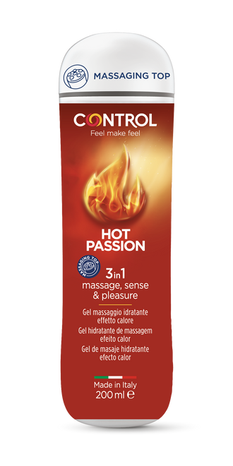 Control Hot Passion Gel Massagem 3 em 1 200ml