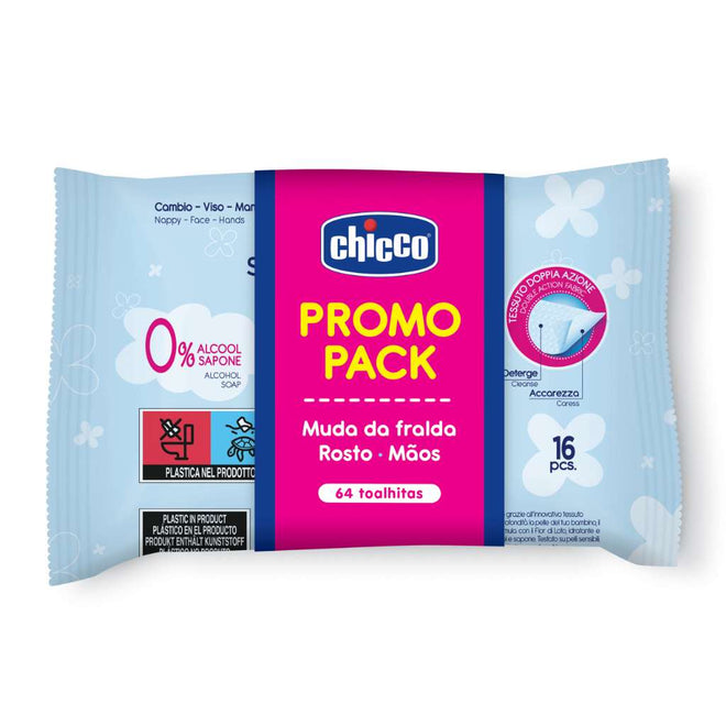 Chicco Toalhitas Perfumadas X16x4 0M+