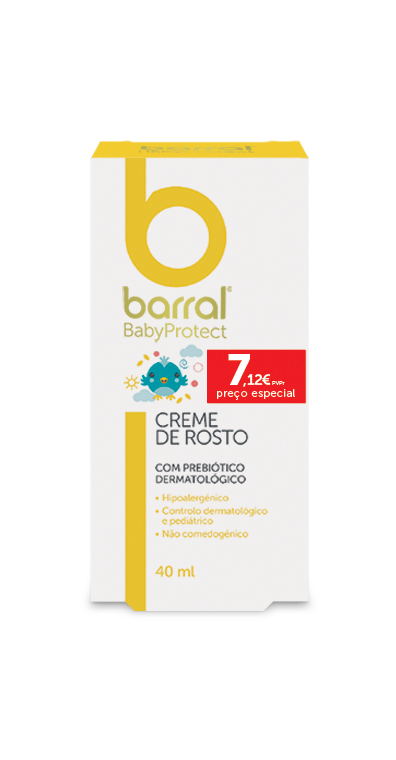 Barral BabyProtect Creme Rosto 40ml Preço Especial