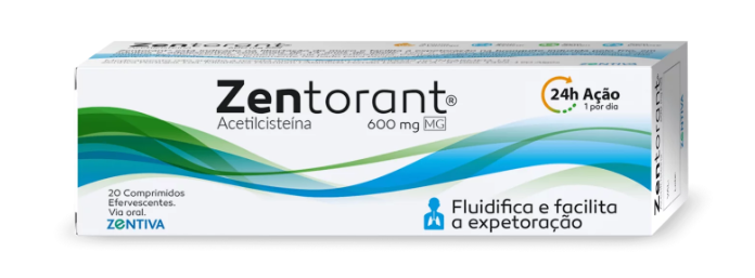 Zentorant 600mg Tubo 20 comprimidos