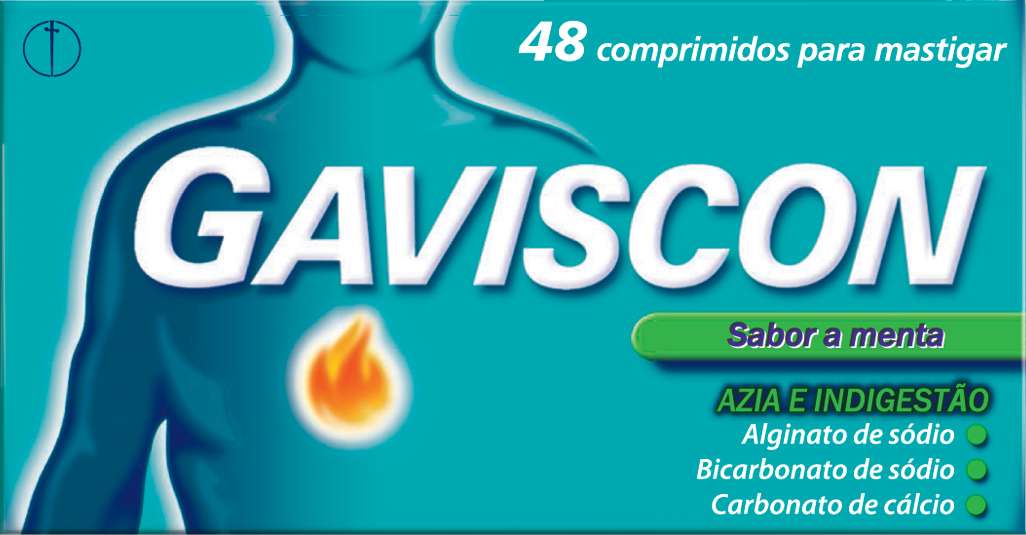 Gaviscon Comprimidos Mastigáveis x48