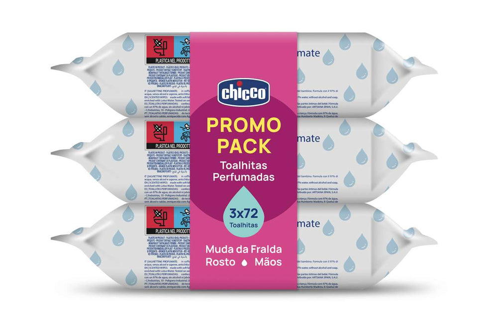 Chicco Toalhitas Perfumados Pack 72x3