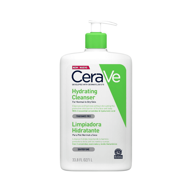 CeraVe Hydrating Cleanser Creme Hidratante de Limpeza 1l