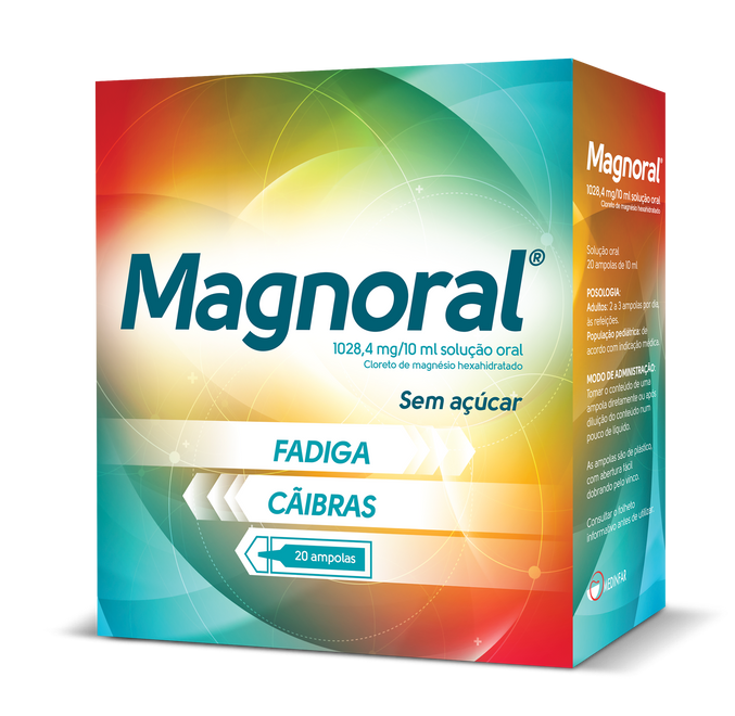 Magnoral 1028,4 mg/10 ml solução oral X 20 ampolas