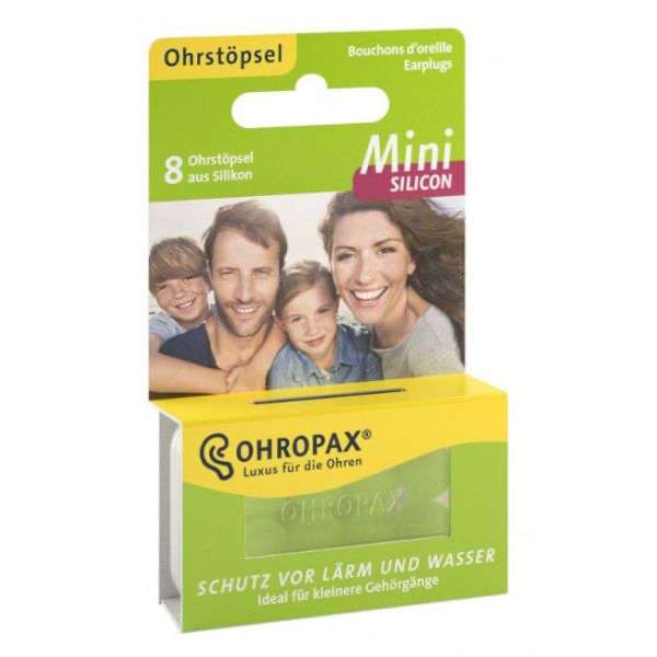 Ohropax Tampão Auricular Mini Silicone (X8 Unidades)