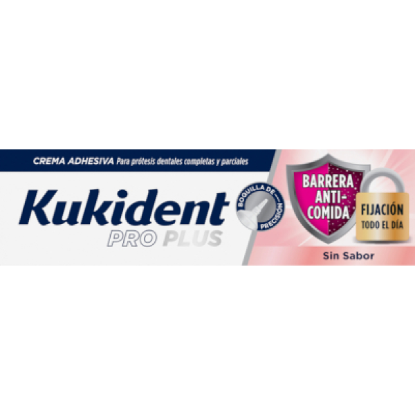 Kukident Pro Plus Barreira Anti-comida Sem Sabor 57g