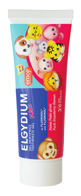 Elgydium Kids Gel Dentífrico Morango Emoji 50ml