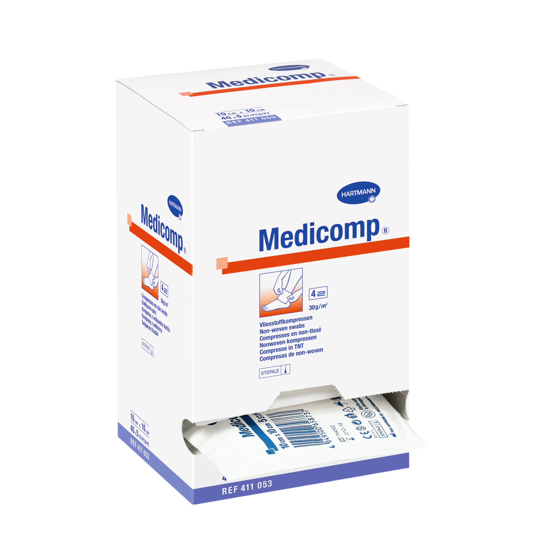 Medicomp Compressa 10x10cm (x100 unidades)