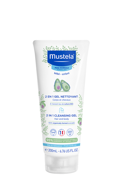 Mustela Bebé 2 em 1 Gel Lavante Cabelo/Corpo 200ml
