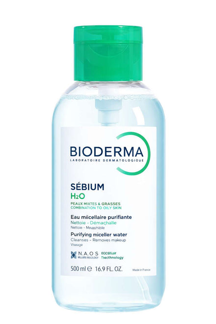 Bioderma Sébium H2O Água Micelar Pump Reverse 500ml