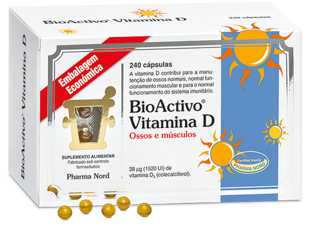 Bioactivo Vitamina D Capsulas x240
