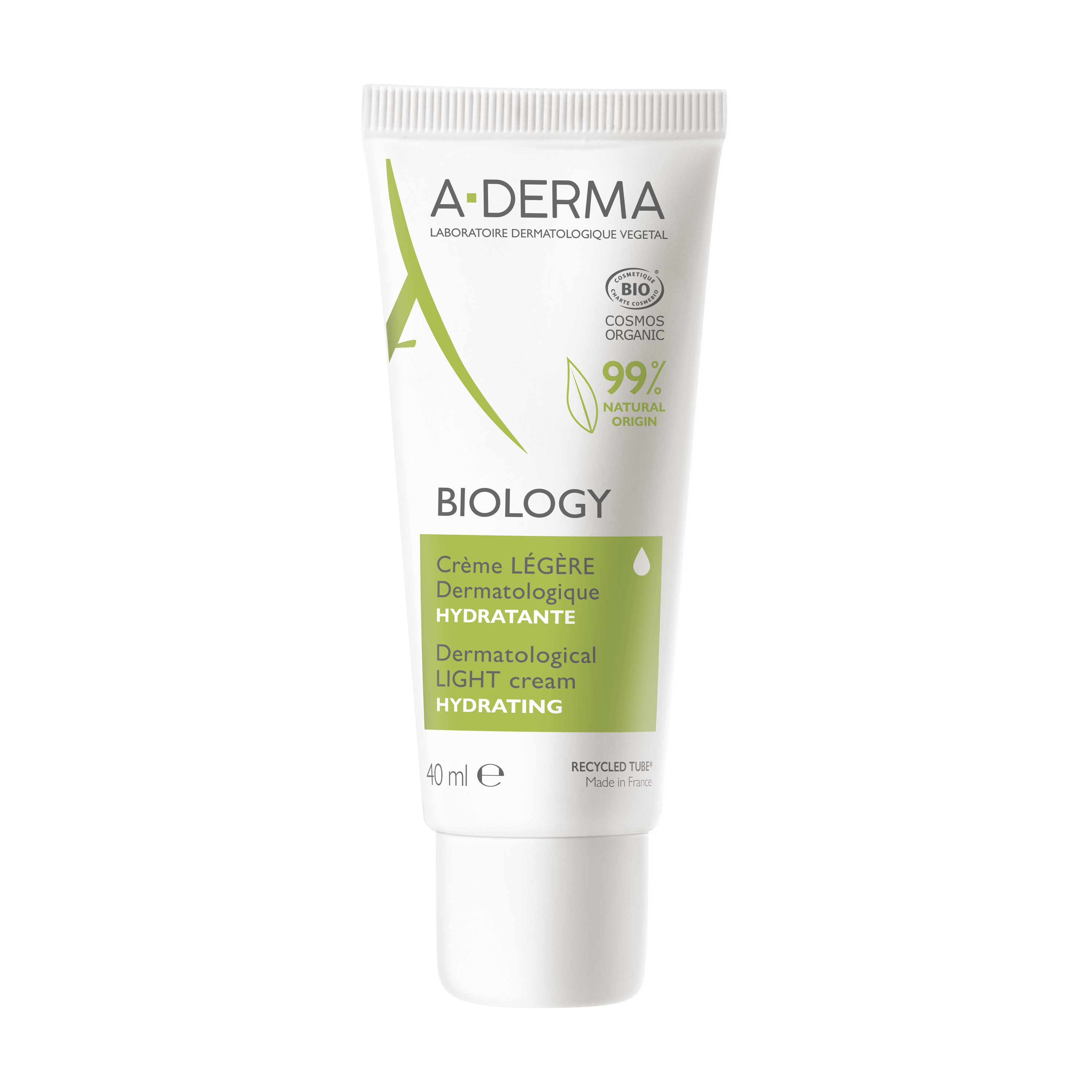 A-Derma Biology Creme Rosto Ligeiro Dermatológico 40ml