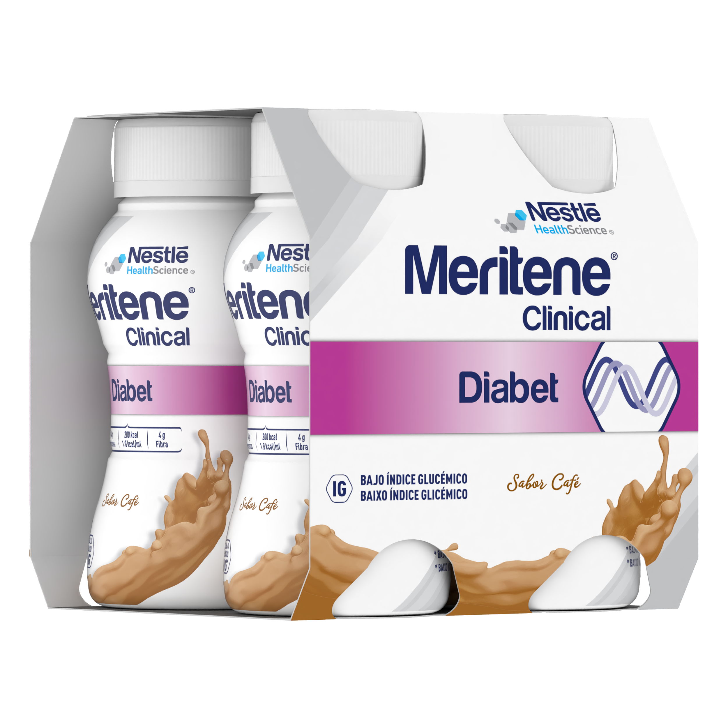 Meritene Clinical Diabet Café 200mlx4