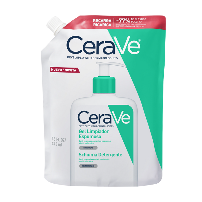 CeraVe Gel De Limpeza Espumoso 473ml | Recarga