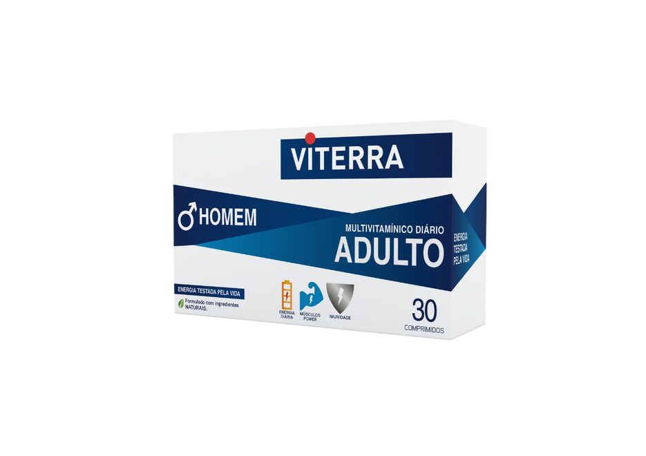 Viterra Adulto Homem Comprimidos x30