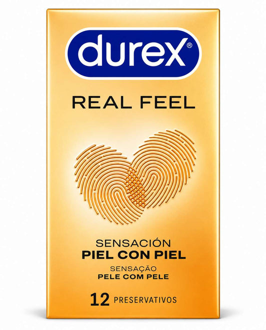 Durex Real Feel Preservativos x12