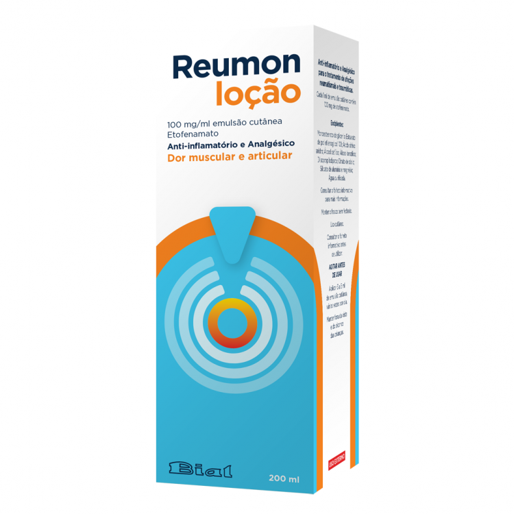 Reumon Loção, 100 mg/mL-200mL x 1 emul cut