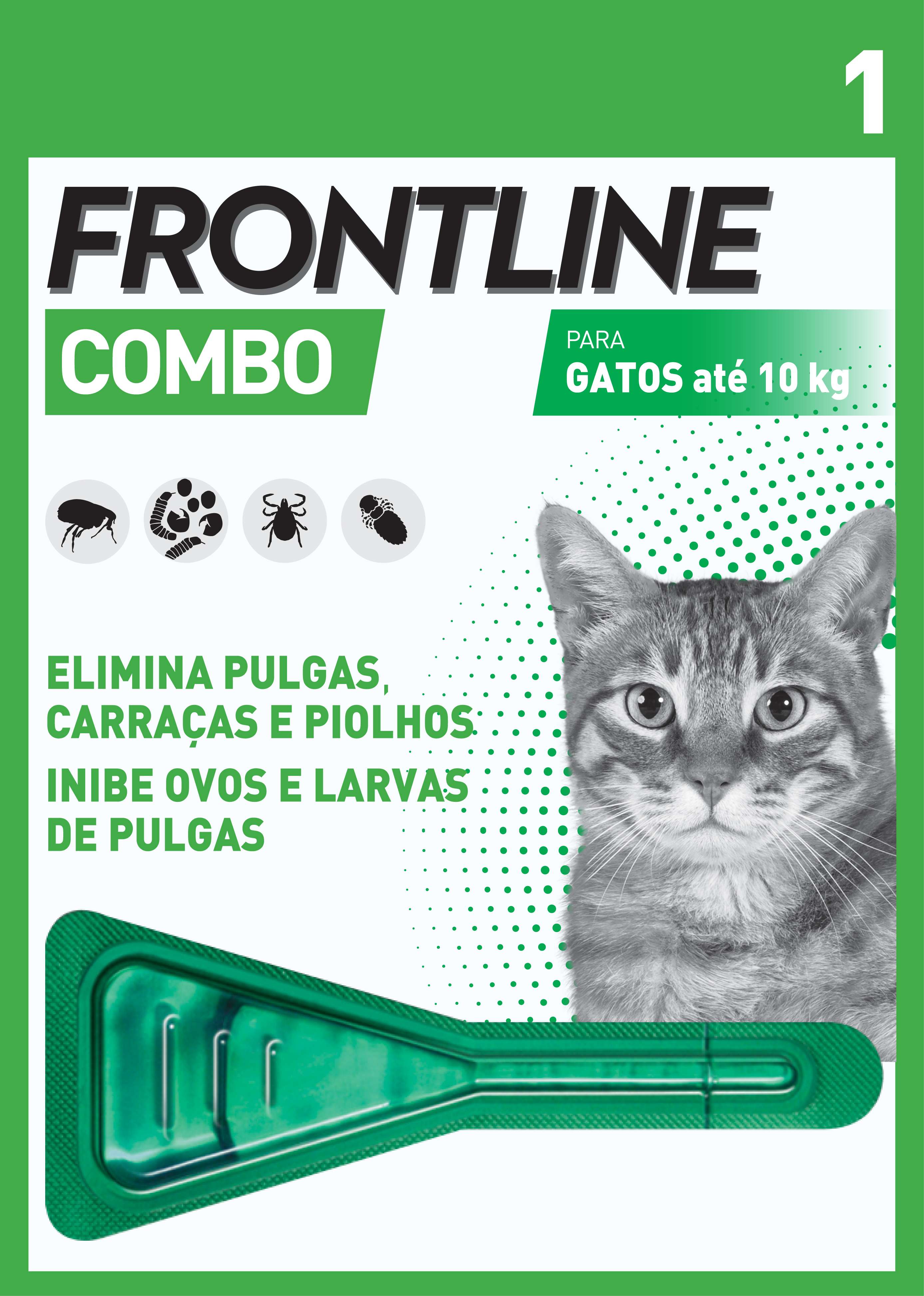 Frontline Combo Antiparasitário Gato 1 unidade