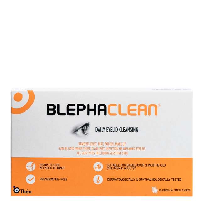 Blephaclean Toalhetes Esterilizadas Pálpebras (x30 unidades)
