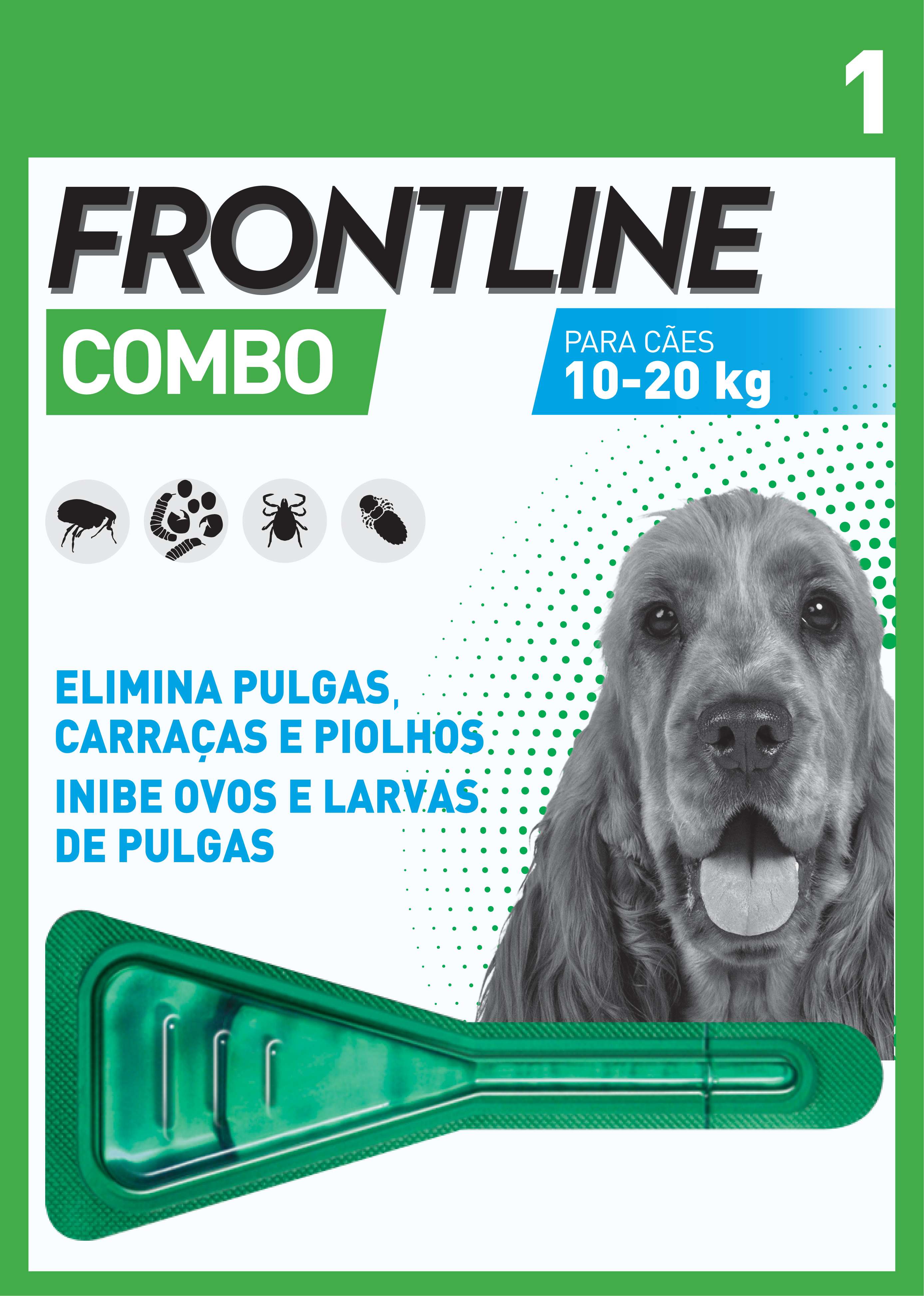 Frontline Combo Antiparasitário Cão 10-20kg 1 unidade