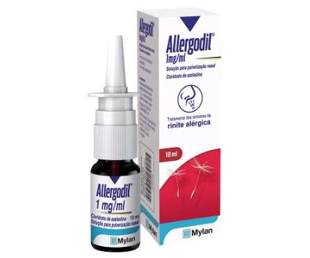 Allergodil, 1 mg/mL-10 mL x 1 sol pulv nasal