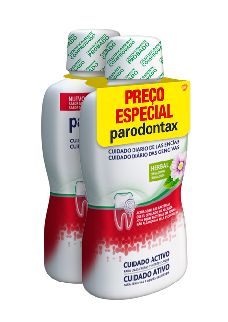 Parodontax Elixir Herbal Diário 2x500ml com preço especial