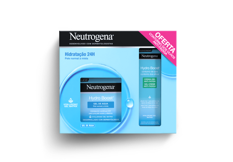 Neutrogena Hydro Boost Gel de Água 50ml com oferta de Creme de Olhos 15ml