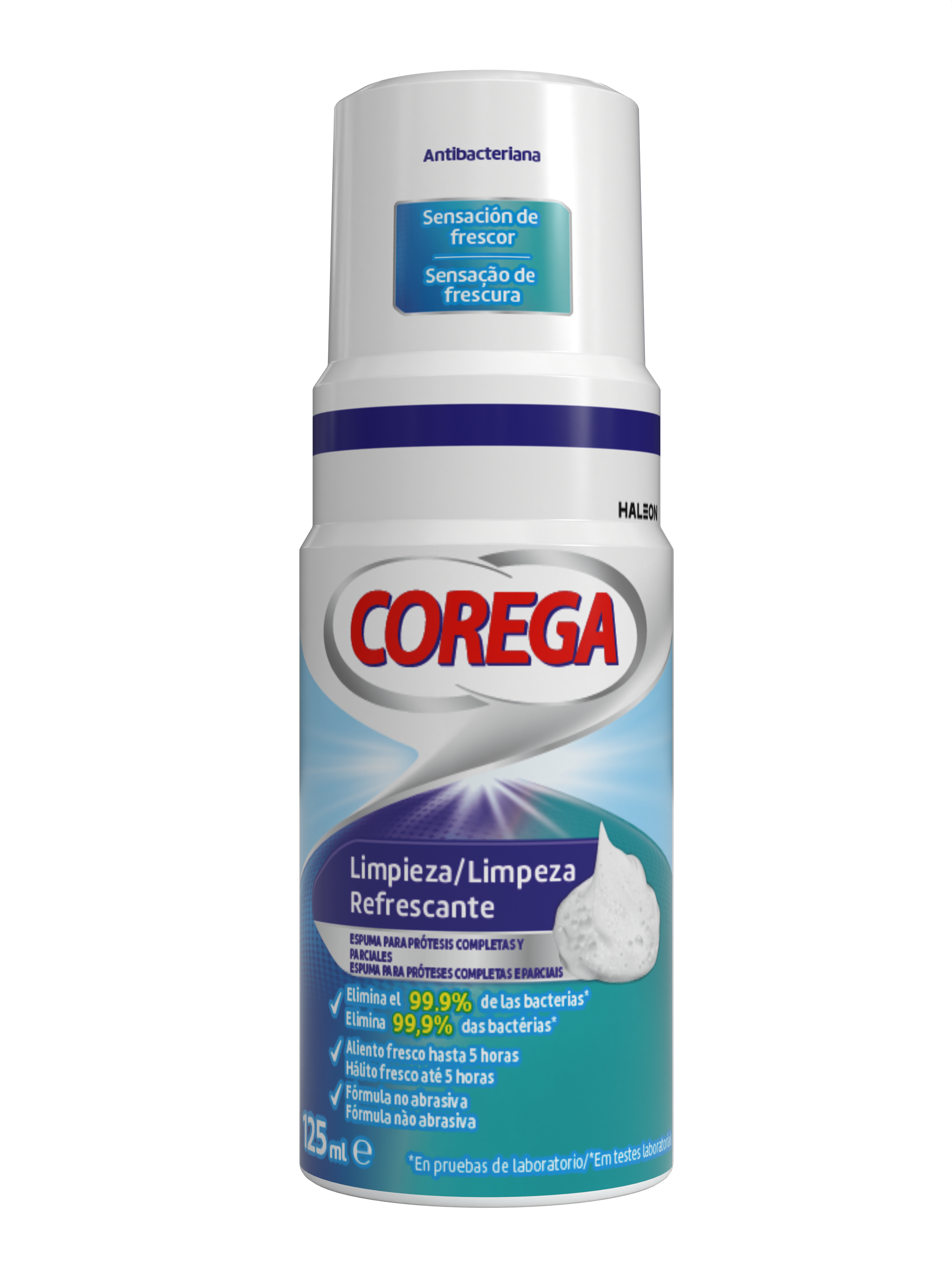 Corega Espuma de Limpeza para Próteses – 125ml