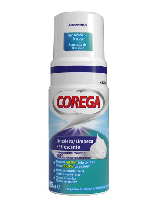 Corega Espuma de Limpeza para Próteses – 125ml
