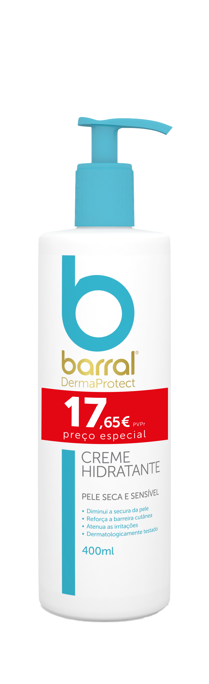 Barral Dermaprotect Creme Hidratante - 400ml (Preço Especial)