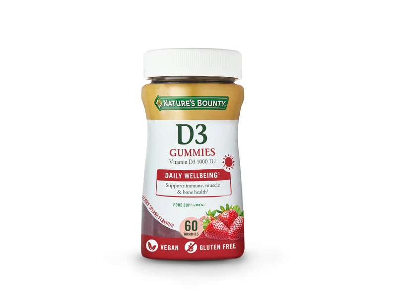 Nature's Bounty Vitamina D3 60 Gomas