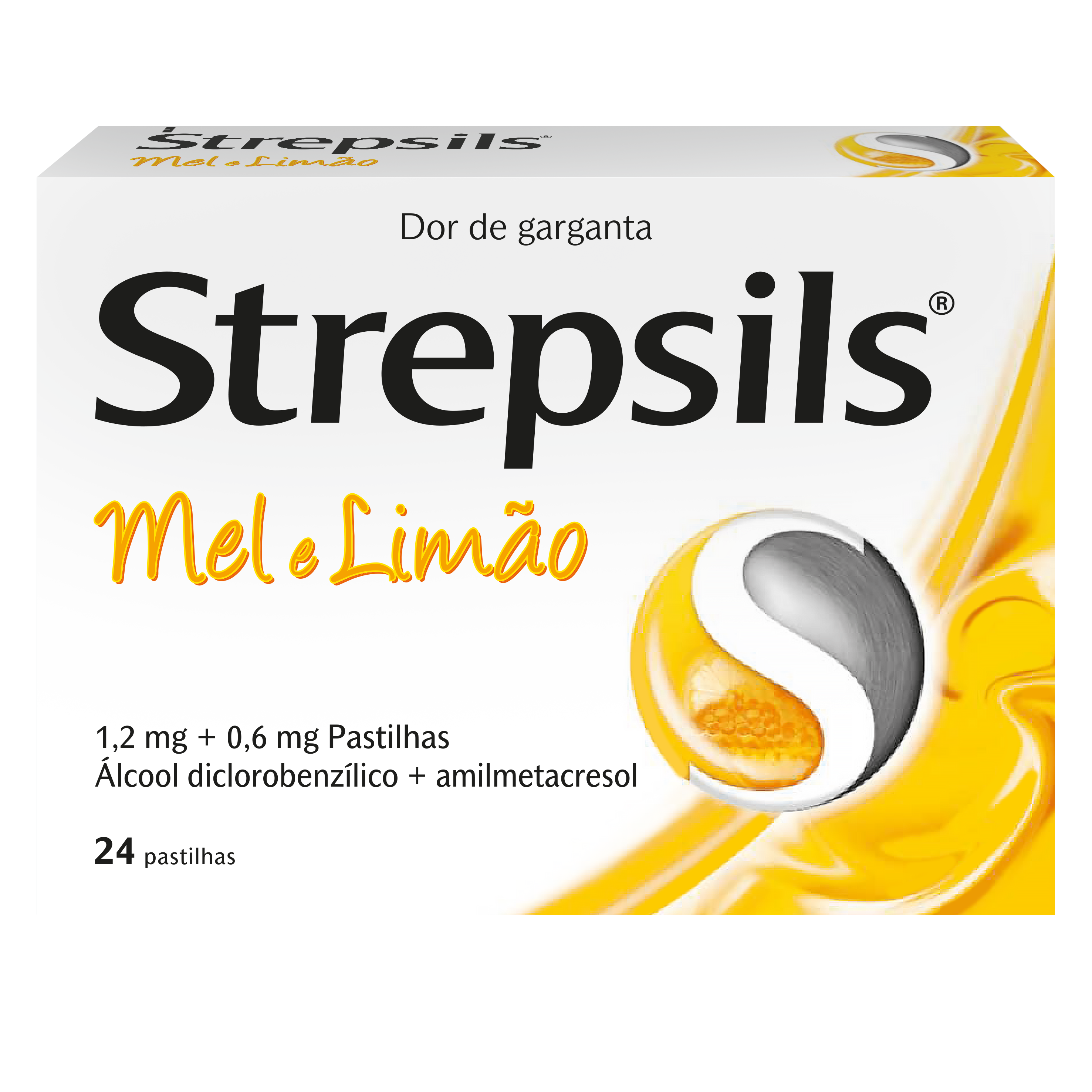 Strepsils Mel e Limão 24 pastilhas