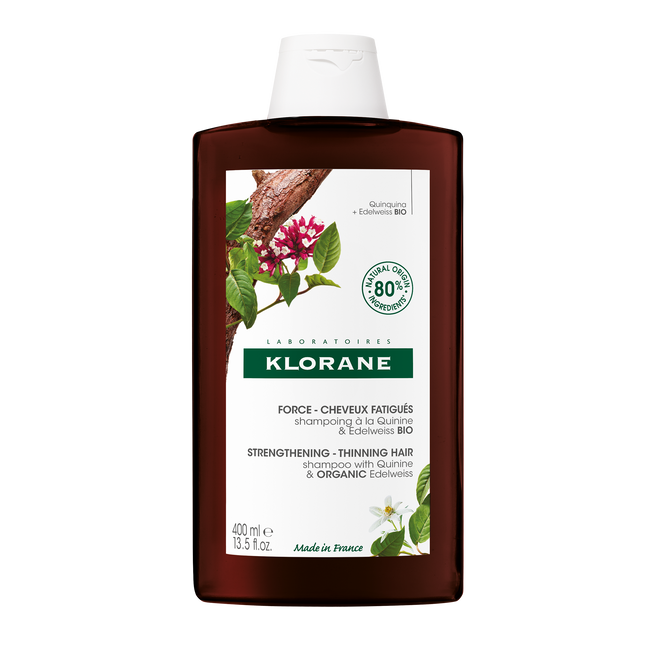Klorane Capilar Champô Quinina e Edelvaisse BIO 400ml