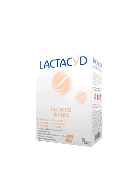 Lactacyd Toalhete Higiene Íntima (x10 unidades)
