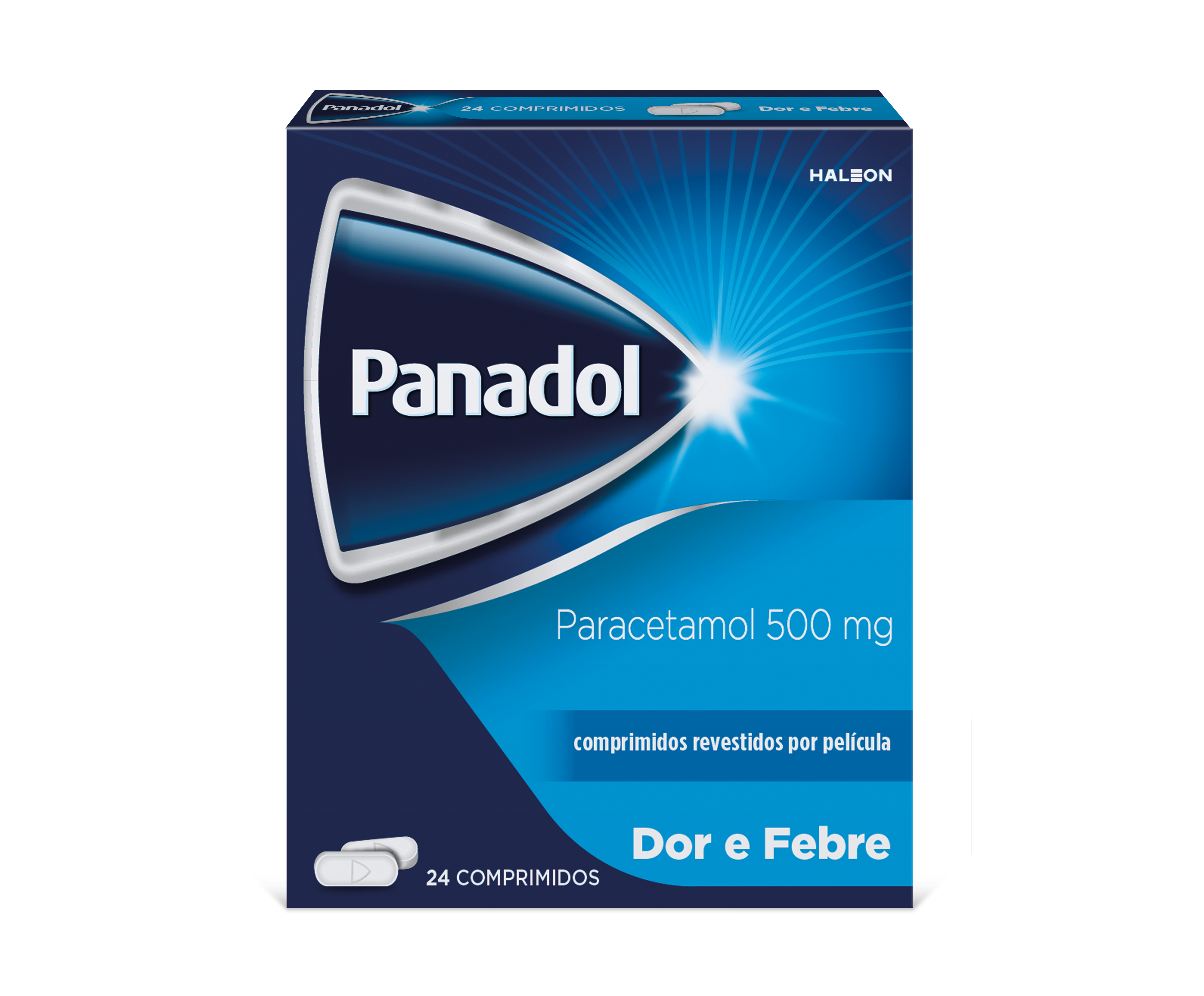Panadol, 500 mg x 24 comp rev, 500 mg x 24 comp ver