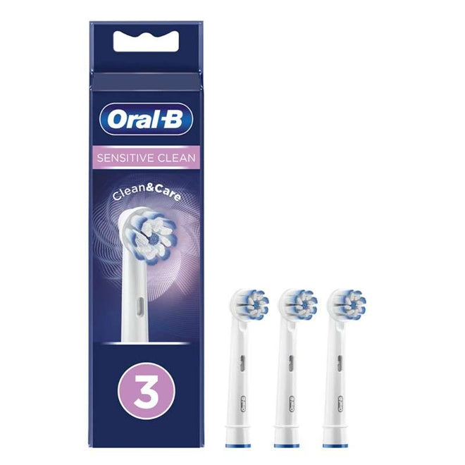 Oral B Sensitive Clear Recarga Escova Elétrica (x3 unidades)  X3
