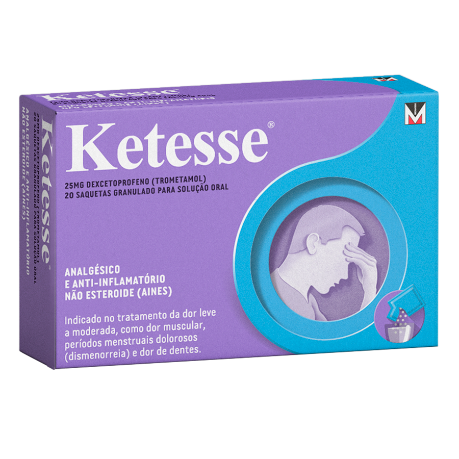 Ketesse 25mg x20 saquetas