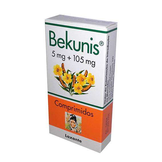 BEKUNIS, 105/5 MG X 40 COMP REV BISACODILO 